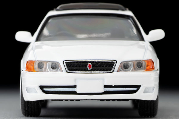 Tomica Limited Vintage Neo 1/64 1998 Toyota Chaser 2.5 Tourer S (White) LV-N224c