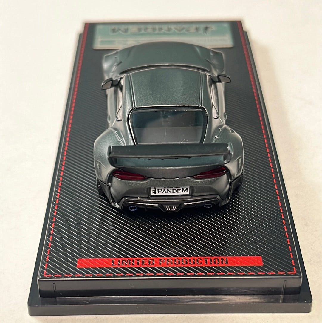 Ignition Models 1/64 Toyota Supra Pandem A90 Matte Blue Gray Metallic