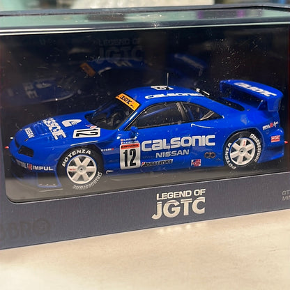 Ebbro 1/43 Calsonic Nissan Skyline JGTC 1998 n12 Blue