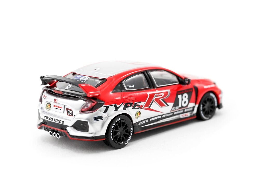 Tarmac Works Hobby64 1/64 Honda Civic Type R FK8 NASA 25 Hours of Thunderhill Race 2017 - Damaged Case