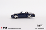 Mini GT 1/64 Porsche 911 Targa 4S Gentian Blue Metallic