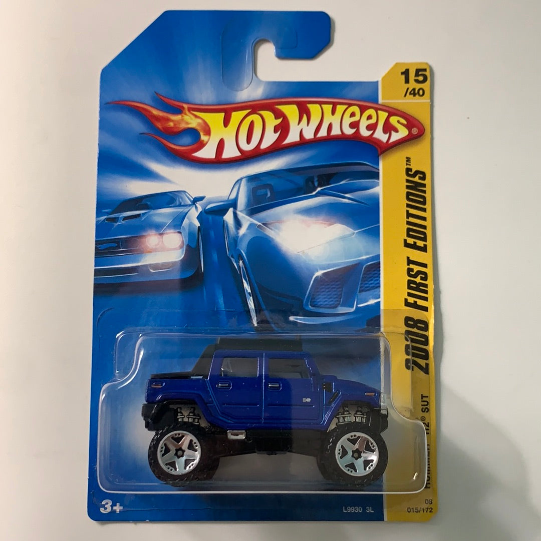 Hot Wheels Hummer H2 Sut Blue Flipn Diecast