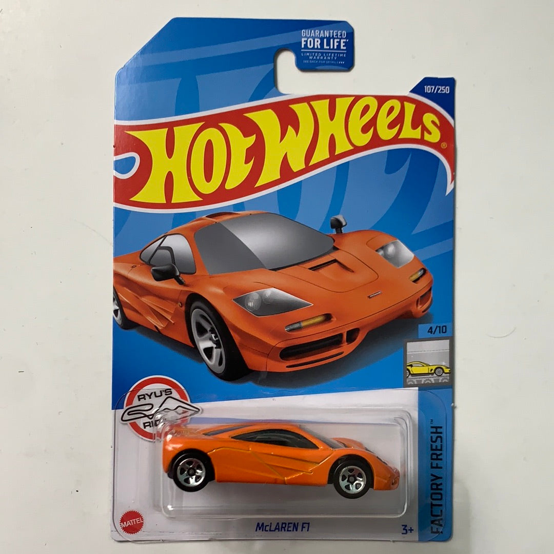 Hot Wheels 1/64 McLaren F1 Orange