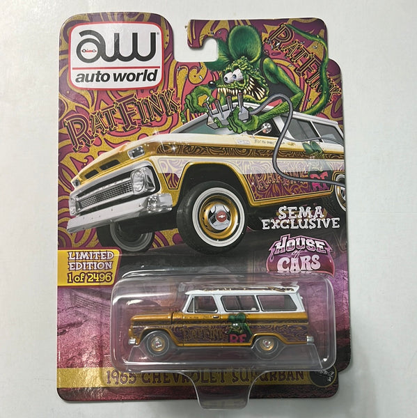 Auto World 1/64 1965 Chevrolet Suburban Rat Fink Sema Exclusive
