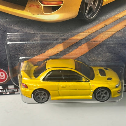 Hot Wheels Boulevard Mix P ‘98 Subaru Impreza 22B-STi Version Yellow