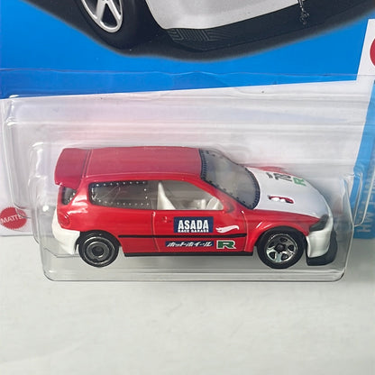 *Japan Card* Hot Wheels Honda Civic Custom Red