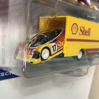 Hot Wheels Car Culture Team Transport Porsche 962 w/ Sakura Sprinter Shell