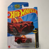 *Creased Corner* Hot Wheels Super Treasure Hunt Classic TV Series Batmobile Red