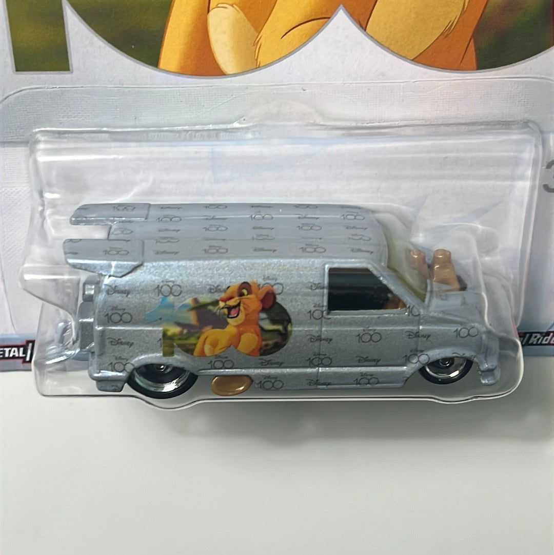 Hot Wheels Pop Culture Disney 100 1985 Chevy Astro Van - The Lion King