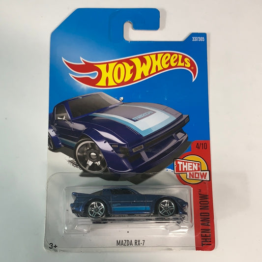 Hot Wheels 1/64 Mazda RX-7 Blue