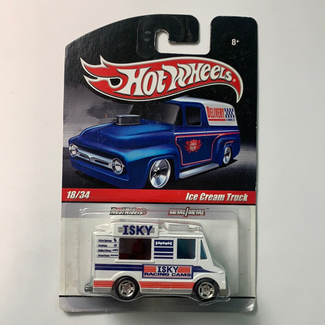 Hot Wheels 1/64 Slick Rides Ice Cream Truck - Damaged Card