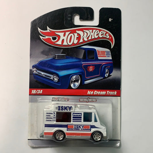 Hot Wheels 1/64 Slick Rides Ice Cream Truck - Damaged Card