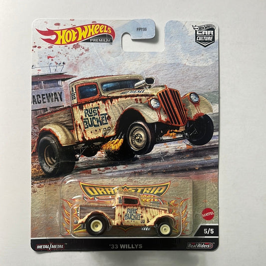 Hot Wheels Car Culture ‘33 Willys Drag Strip Demons - Damaged Card