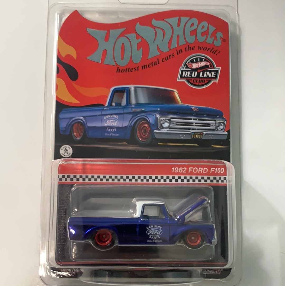 Hot Wheels RLC 1962 Ford F100 Blue