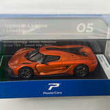 1/64 PosterCars Koenigsegg Jesko Absolut Hypercar League Collection Sweet Mandarin Orange