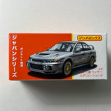 Matchbox Moving Parts Japan Series 1994 Mitsubishi Lancer Evolution IV Silver