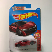 *Damaged Card* Hot Wheels ‘17 Acura NSX Red