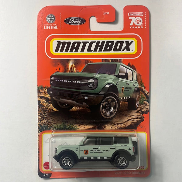 2023 Matchbox Moving Parts 2021 Ford Bronco blue