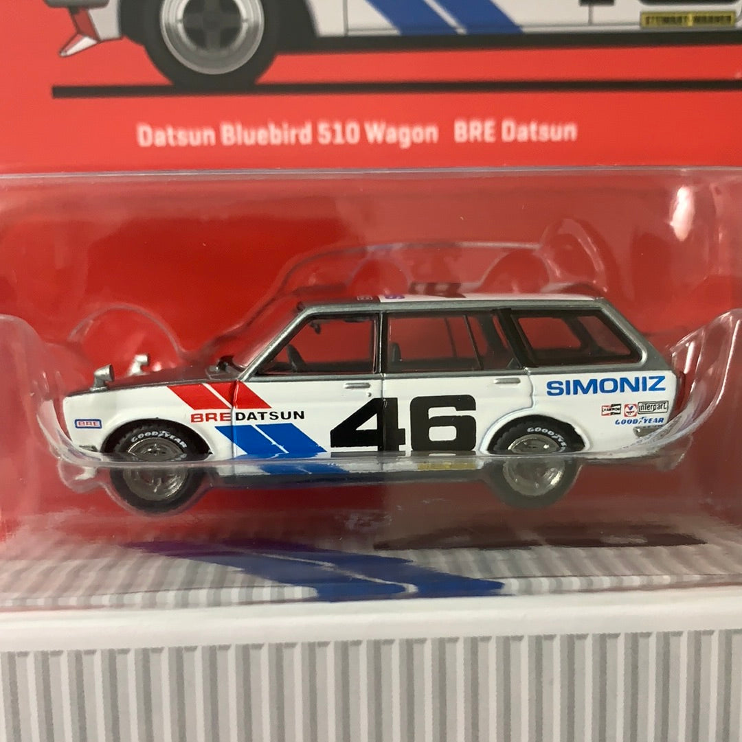 *CHASE* Tarmac Works Global64 1/64 Datsun Bluebird 510 Wagon BRE