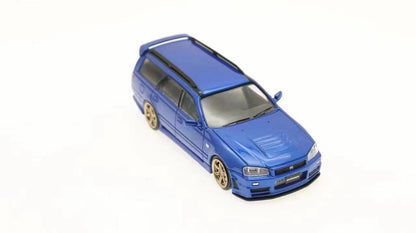 1/64 Zoom Nissan Stagea - R34 Blue