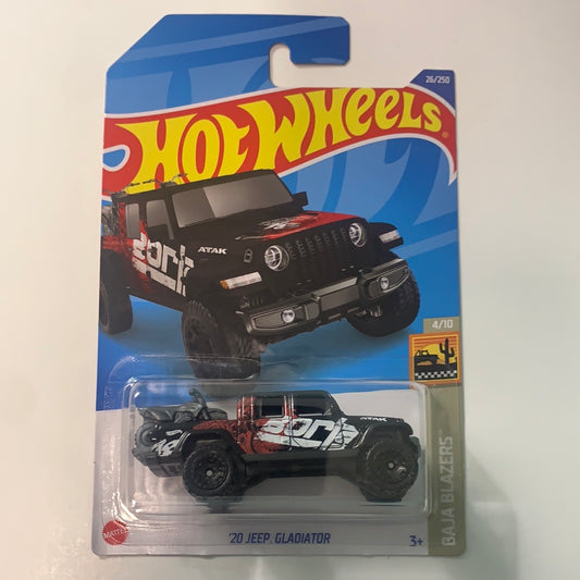 Hot Wheels 1/64 ‘20 Jeep Gladiator Borla Black