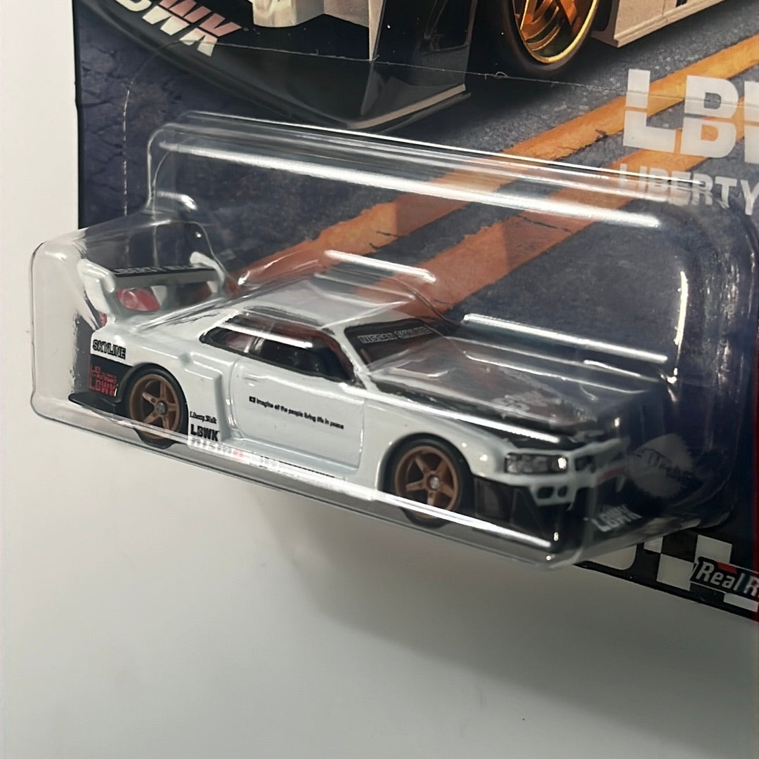 Hot Wheels Boulevard Mix P LB-ER34 Super Silhouette Nissan Skyline White