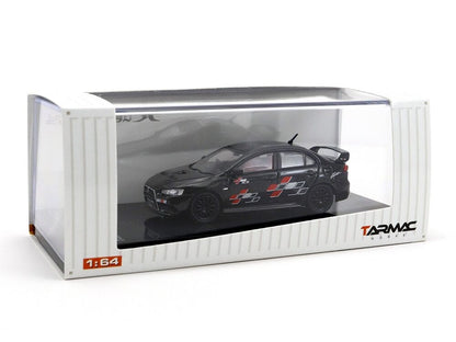 Tarmac Works Hobby64 1/64 Mitsubishi Lancer Evolution X Ralliart Black