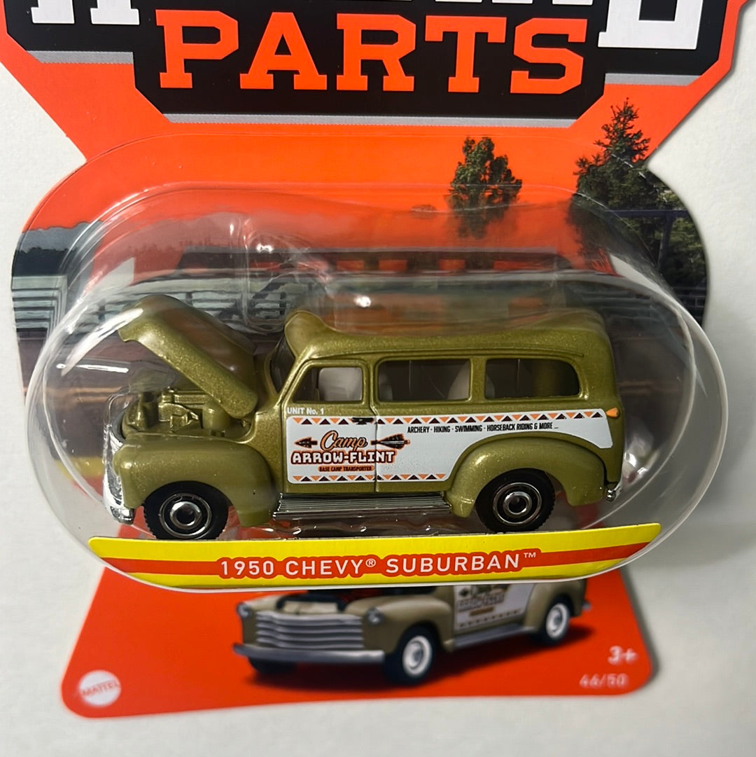 Matchbox Moving Parts 1950 Chevy Suburban Camp Arrow-Flint