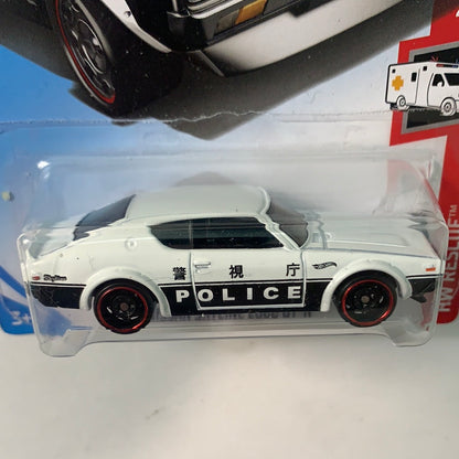 Hot Wheels Nissan Skyline 2000 GT-R Police White