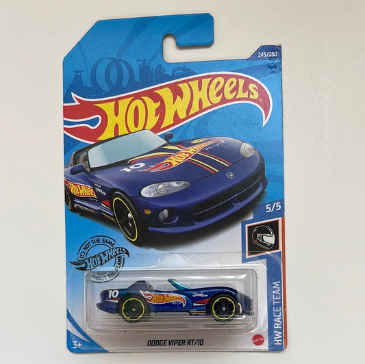 Hot Wheels 1/64 Treasure Hunt Dodge Viper RT/10 Blue