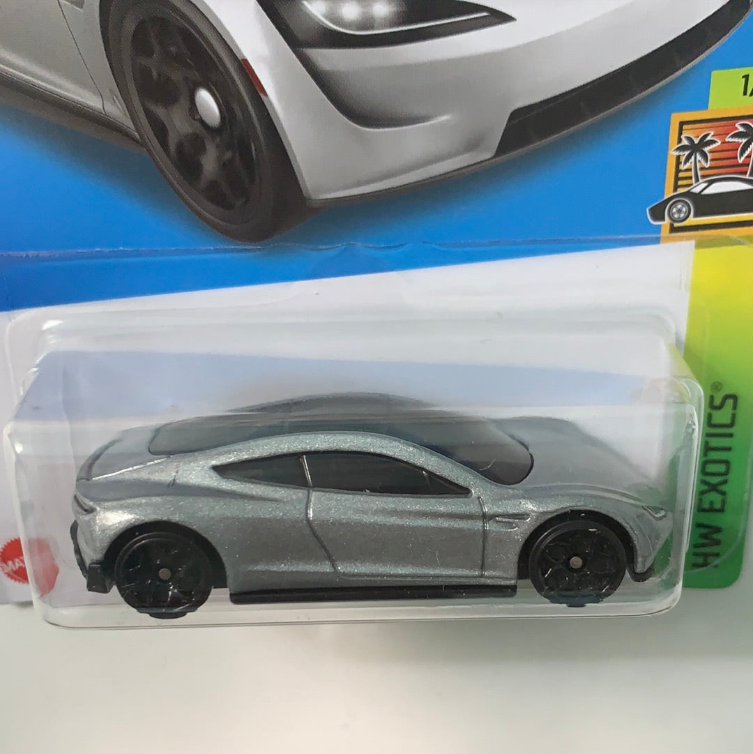 Hot Wheels 1/64 Tesla Roadster Silver