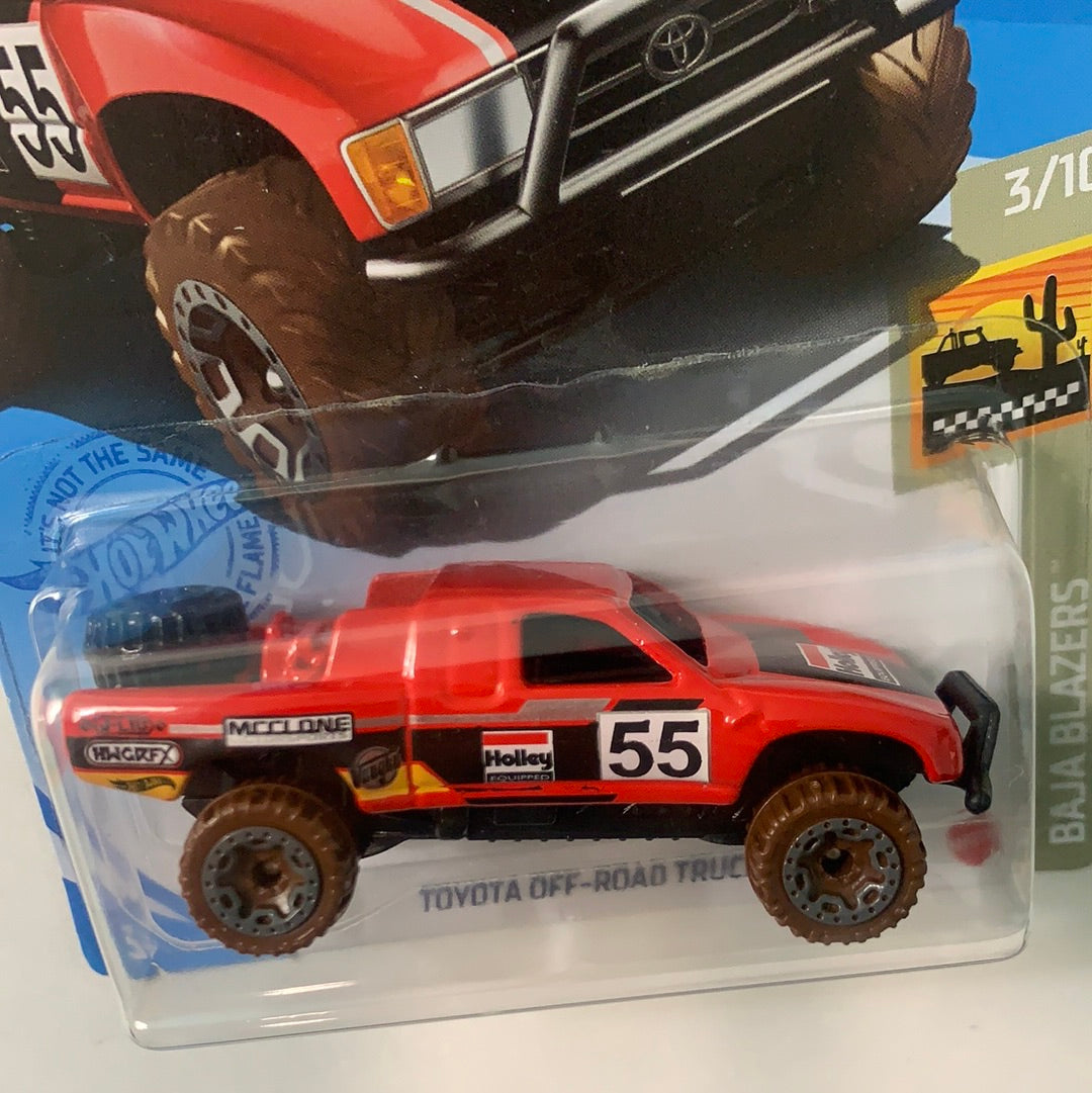 Hot Wheels 1/64 Toyota Off-Road Truck Red