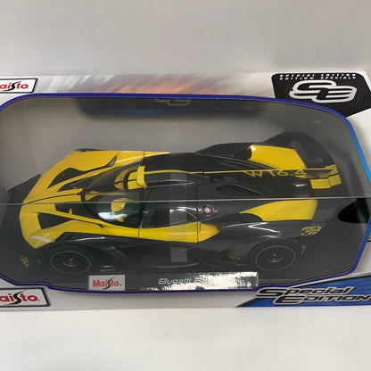 1/18 Maisto Bugatti Bolide Yellow