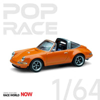 Pop Race 1/64 Singer 911 964 Targa Orange