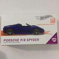 Hot Wheels ID Porsche 918 Spyder Blue