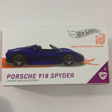 Hot Wheels ID Porsche 918 Spyder Blue