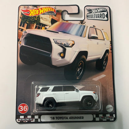 Hot Wheels 1/64 Boulevard Mix H ‘18 Toyota 4Runner White