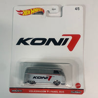 Hot Wheels 1/64 Pop Culture Koni Volkswagen T1 Panel Bus Silver