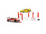 Tarmac Works Parts64 1/64 Garage Tools Set Audi Sport White & Red