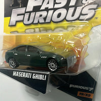 Mattel 1/55 Fast & Furious Maserati Ghibli Green