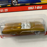 Hot Wheels Classics 1963 Ford Thunderbird Yellow - Damaged Card