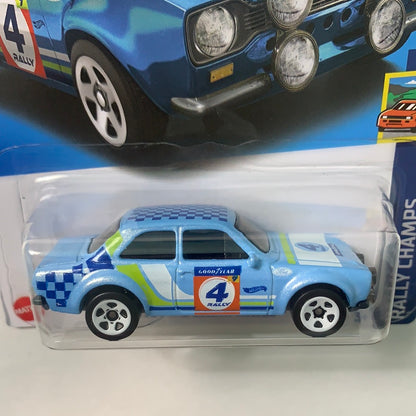 Hot Wheels 1/64 ‘70 Ford Escort RS1600 Light Blue