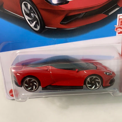 Hot Wheels 1/64 Target Red Edition Automobili Pininfarina Battista - Damaged Card