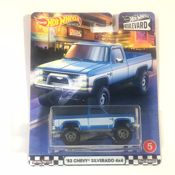 *Damaged Card* Hot Wheels Boulevard ‘83 Chevy Silverado 4X4