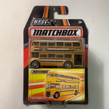 Matchbox Best of Matchbox Routemaster Bus Gold - Damaged Card