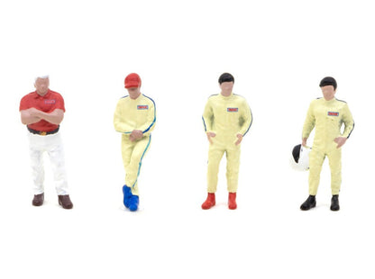 Tarmac Works X American Diorama Figures Race Drivers BRE 1