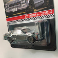 Hot Wheels 1/64 RLC ’72 Nissan Skyline H/T 2000 GT-R Silver