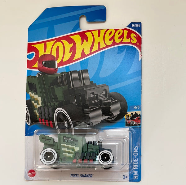 Hot Wheels 1/64 Treasure Hunt Pixel Shaker Green