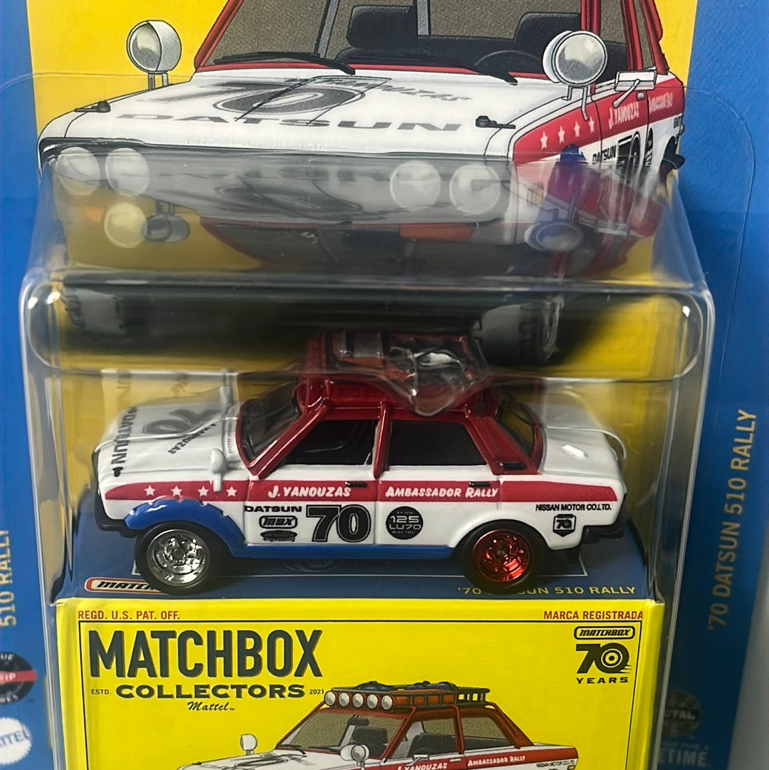 Matchbox Collectors ‘70 Datsun 510 Rally