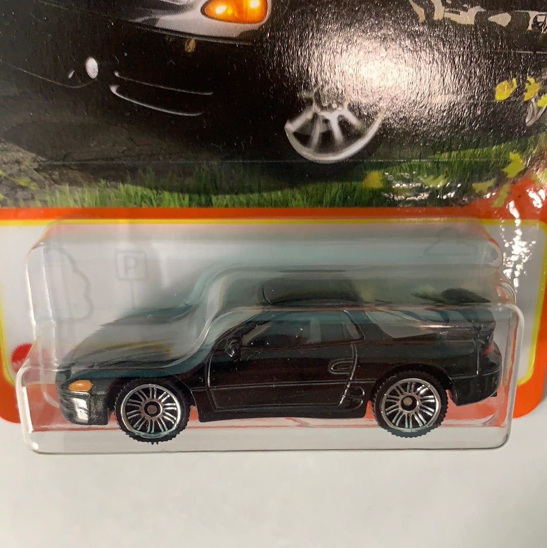 Matchbox 1/64 1994 Mitsubishi 3000GT Black - Damaged Box